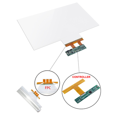 Stagnola capacitiva a 55 pollici di tocco di PCAP, film LCD della stagnola del touch screen