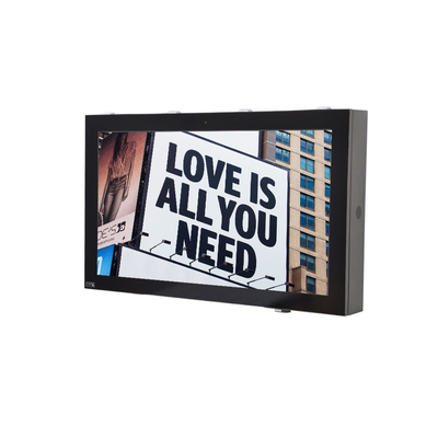 Esposizione di pubblicità LCD all'aperto dell'OEM, 32&quot; schermo fissato al muro del visualizzatore digitale