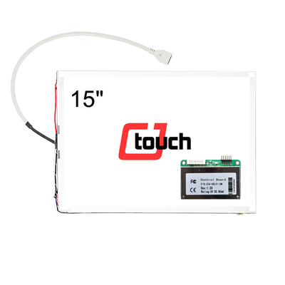 15&quot; touch screen di Wave acustico di superficie, CE/FCC ha visto il pannello di tocco