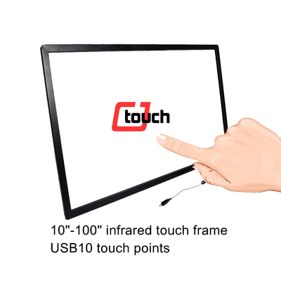 40&quot; touch screen infrarosso anabbagliante per la pubblicità del tocco dell'esposizione 10points