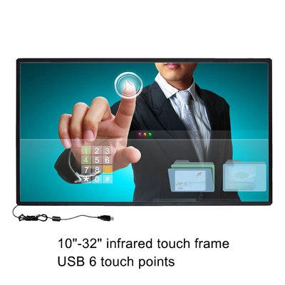40&quot; touch screen infrarosso anabbagliante per la pubblicità del tocco dell'esposizione 10points