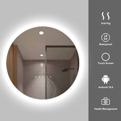 10,1» specchi astuti dello schermo attivabile al tatto, IP65 PCAP intorno agli specchi principali del bagno